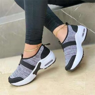 Slip-On Αθλητικά Παπούτσια με Αερόσoλα & Ελαστικό Κλείσιμο