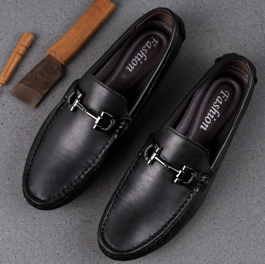 Ανδρικά Loafers με Μεταλλικό Διακοσμητικό & Καθημερινό Σχεδιασμό