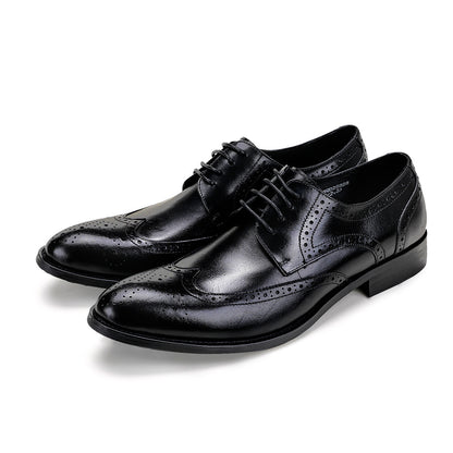 Ανδρικά Παπούτσια Brogues με Λουστρίνι Φινίρισμα