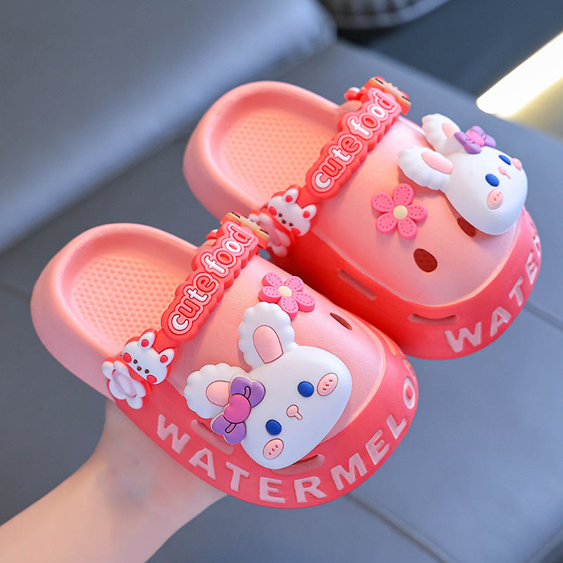 Παιδικά Clogs με 3D Σχέδια & Λουράκι "Cute Food"