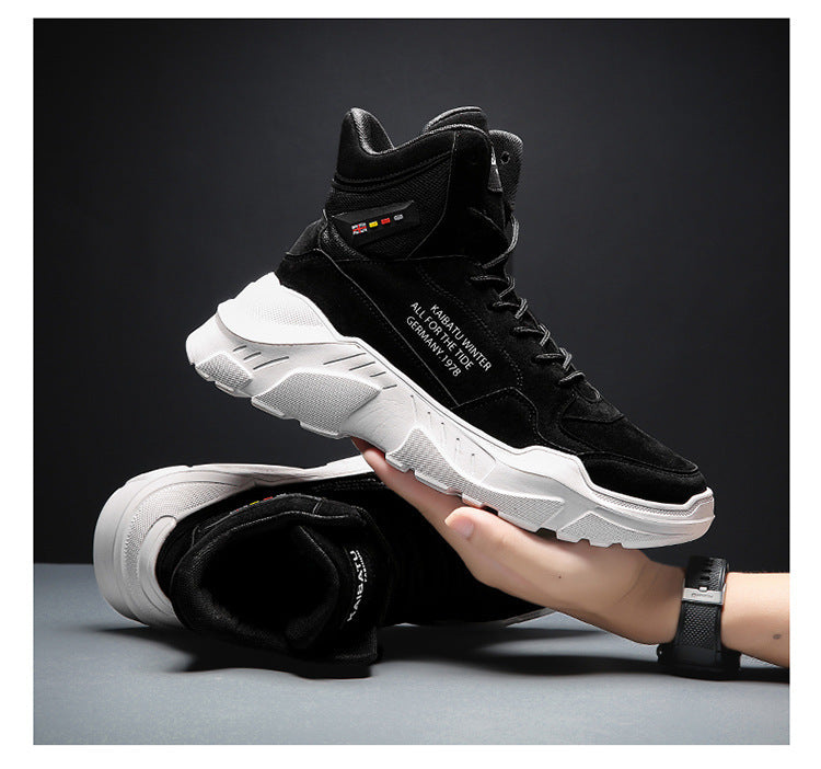 Ανδρικά Χειμερινά Sneakers με Chunky Σόλα & Υψηλό Κολάρο