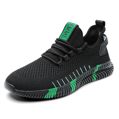 Ανδρικά Πλεκτά Sneakers Με Αντικραδασμική Σόλα