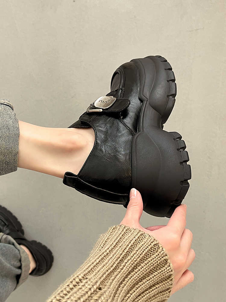Loafers με Chunky Σόλα & Διακοσμητική Μεταλλική Αγκράφα