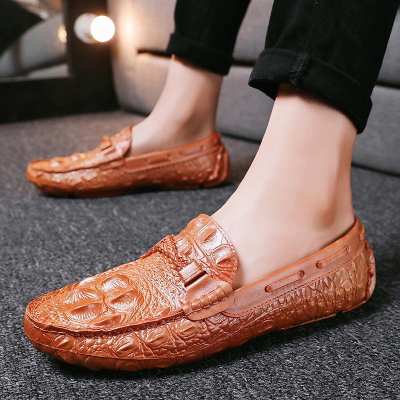 Ανδρικά Loafers με Ανάγλυφη Υφή & Εντυπωσιακό Σχέδιο