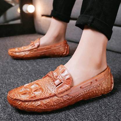 Ανδρικά Loafers με Ανάγλυφη Υφή & Εντυπωσιακό Σχέδιο