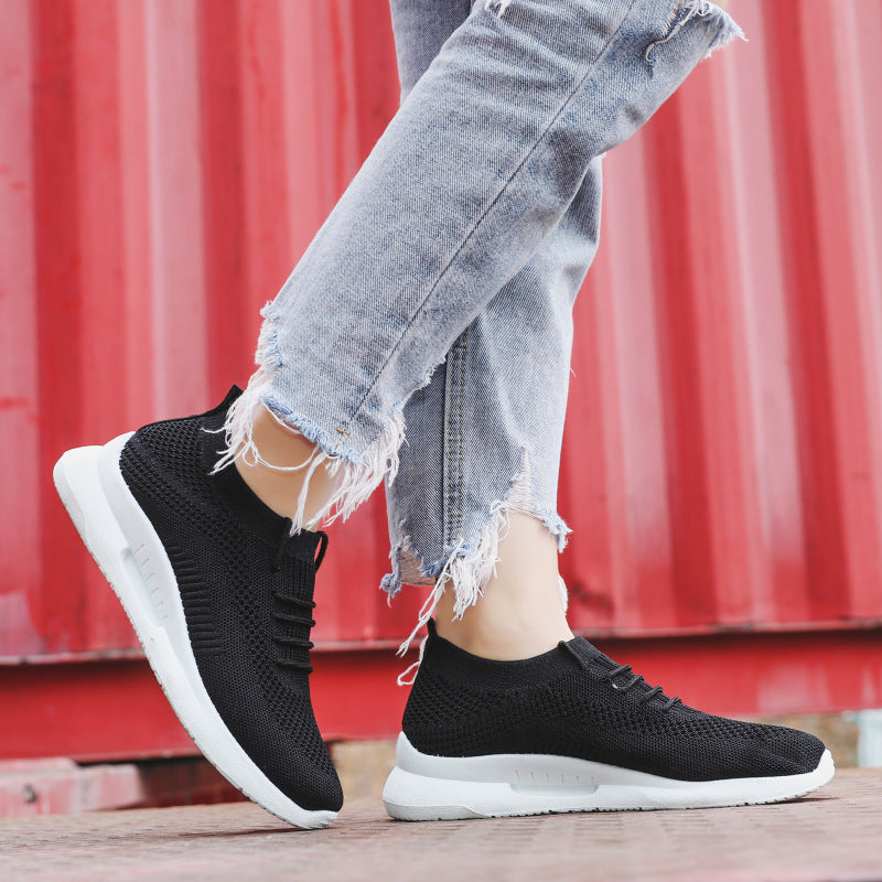 Πλεκτά Αθλητικά Sneakers με Ελαφρύ Σχέδιο