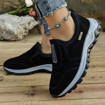 Slip-On Outdoor Παπούτσια με Τρακτερωτή Σόλα