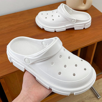 Γυναικεία Clogs με Λουράκι & Τρακτερωτή Σόλα