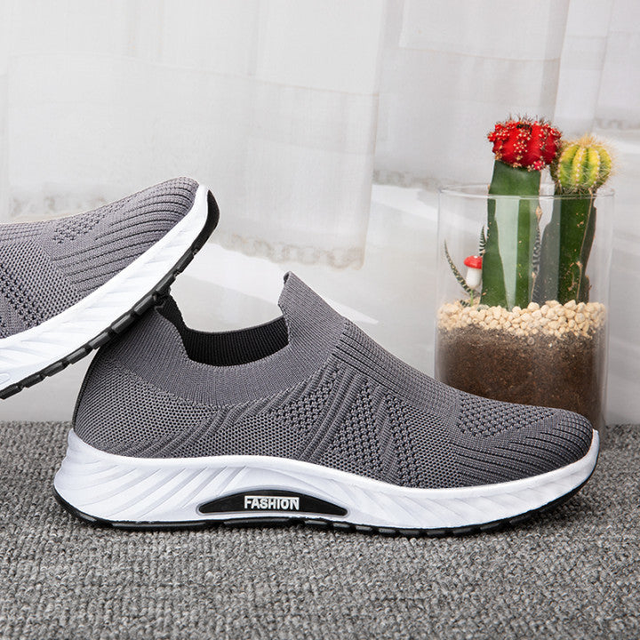 Ανδρικά Slip-On Παπούτσια με Πλεκτό Σχέδιο