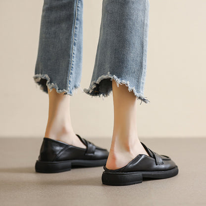 Loafers με Λεπτομέρεια Cut-Out & Σόλα με Ραφή