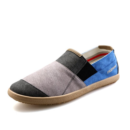 Ανδρικά Slip-On Εσπαντρίγιες με Χρωματιστά Panels