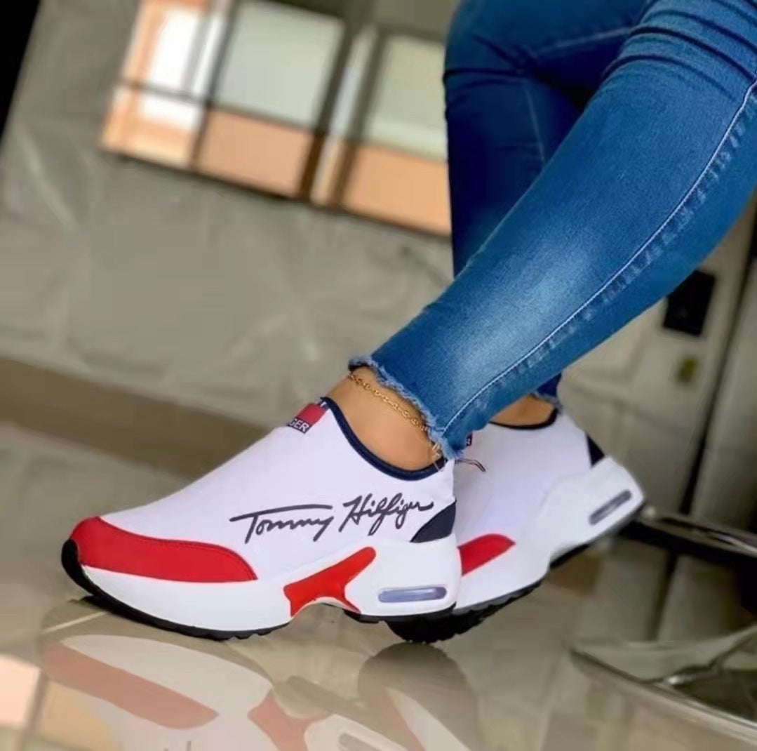 Γυναικεία Slip-On Παπούτσια με Αερόσολα & Σχέδιο Tommy Hilfiger