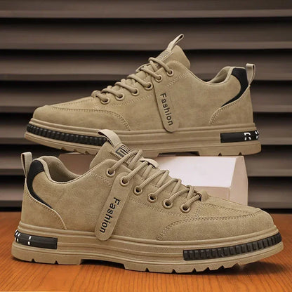 Ανδρικά Sneakers Casual Suede με Chunky Σόλα