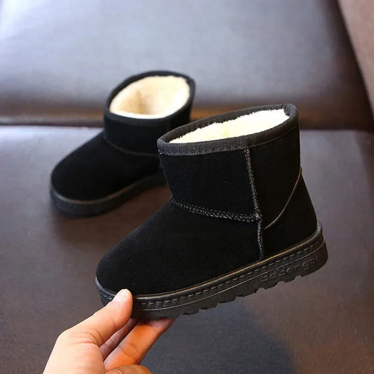 Μποτάκια Suede με Γούνα & Μαλακή Σόλα