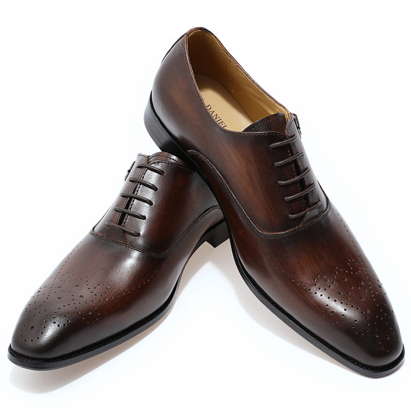 Επίσημα Brogues με Διακριτική Τρυπητή Διακόσμηση & Πλευρική Διακοσμητική Αγκράφα