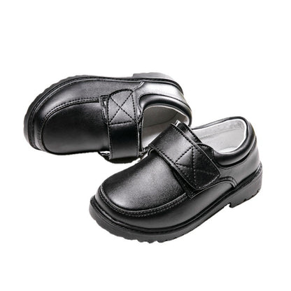Μοκασίνια Μαύρα με Αυτοκόλλητο Strap