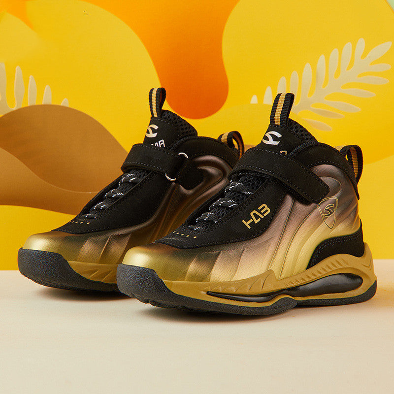Sneakers με Σχέδιο Διχρωμίας & Ρυθμιζόμενο Σκράτς Κλείσιμο