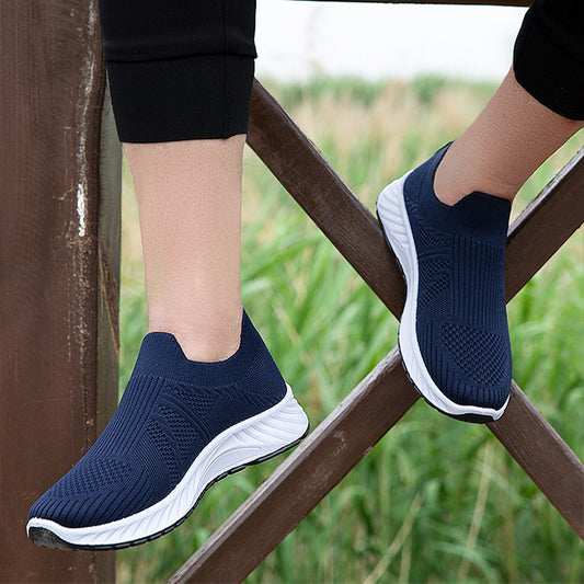 Ανδρικά Slip-On Παπούτσια με Πλεκτό Σχέδιο