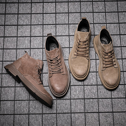 Ανδρικά Casual Μποτάκια Suede με ή χωρίς Επένδυση
