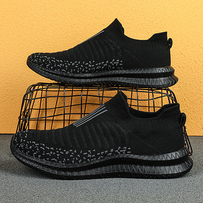 Ανδρικά Slip-On Παπούτσια Running με Ελαφρύ Πλέγμα