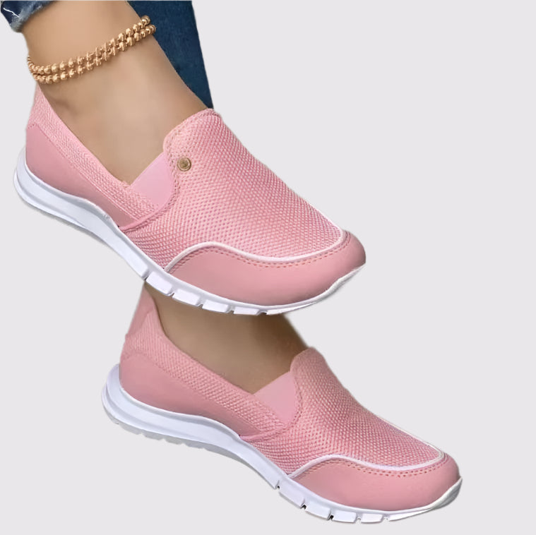 Γυναικεία Slip-On Ελαφριά Παπούτσια με Πλέγμα & Αντιολισθητική Σόλα