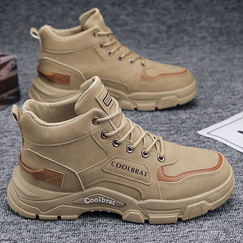 Ανδρικά Casual Μποτάκια με Chunky Σόλα & Δερματίνη