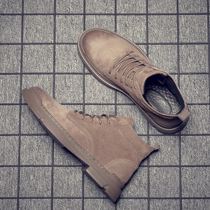 Ανδρικά Casual Μποτάκια Suede με ή χωρίς Επένδυση