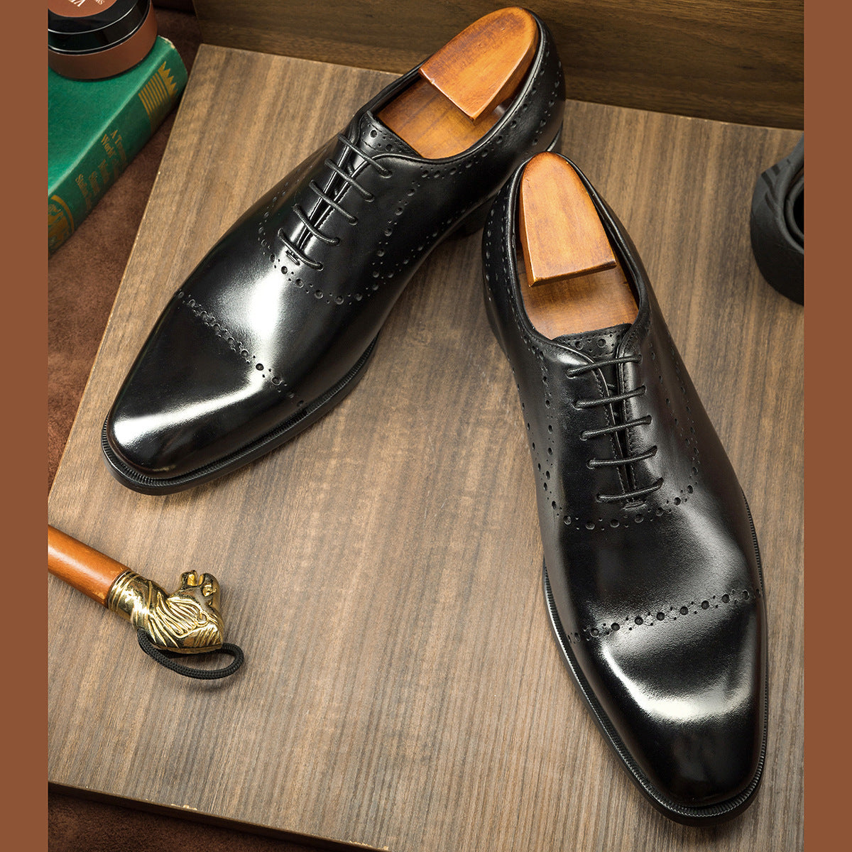 Ανδρικά Brogues Oxford με Διάτρητο Σχέδιο