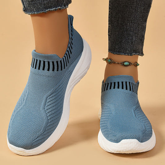 Slip-On Παπούτσια με Ελαφριά Σόλα & Πλεκτό Επάνω Μέρος