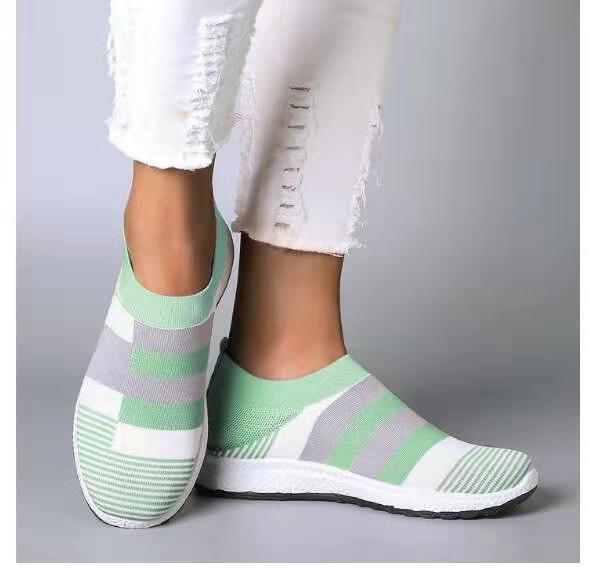 Γυναικεία Slip-On Ελαφριά με Ριγέ Σχέδιο