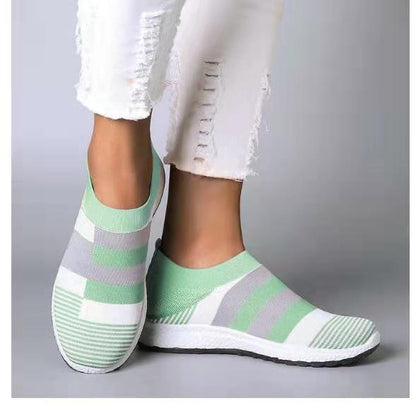 Γυναικεία Slip-On Ελαφριά με Ριγέ Σχέδιο