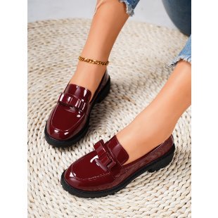 Loafers Λουστρίνι με Διακοσμητικό Φιόγκο & Chunky Σόλα