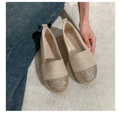 Εσπαντρίγιες με Glitter Λεπτομέρεια στη Μύτη
