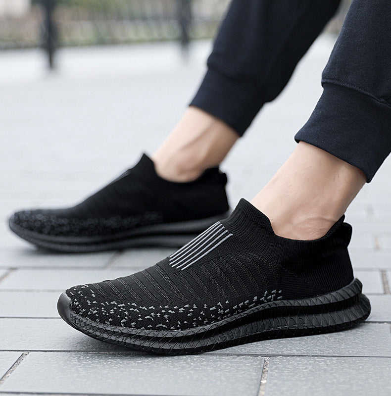 Ανδρικά Slip-On Παπούτσια Running με Ελαφρύ Πλέγμα