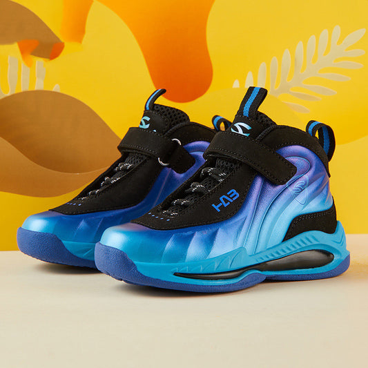 Sneakers με Σχέδιο Διχρωμίας & Ρυθμιζόμενο Σκράτς Κλείσιμο