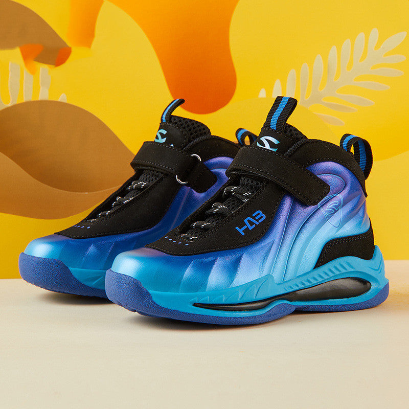 Sneakers με Σχέδιο Διχρωμίας & Ρυθμιζόμενο Σκράτς Κλείσιμο