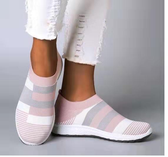 Γυναικεία Slip-On Ελαφριά με Ριγέ Σχέδιο