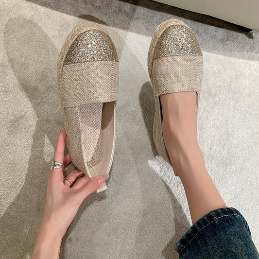 Εσπαντρίγιες με Glitter Λεπτομέρεια στη Μύτη