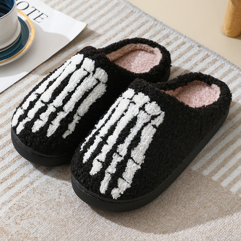 Ανδρικές Παντόφλες Fleece με Χιουμοριστικά Τρομακτικά Σχέδια
