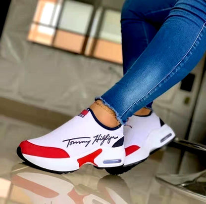 Γυναικεία Slip-On Παπούτσια με Αερόσολα & Σχέδιο Tommy Hilfiger