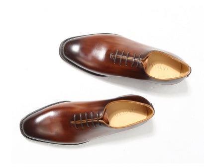 Ανδρικά Παπούτσια Oxford Wholecut με Χειροποίητο Φινίρισμα